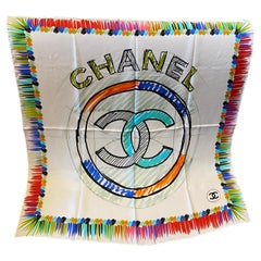 A Chanel Vintage Silk Foulard