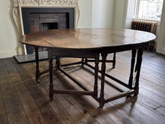 A Charles II Double Gate Leg Table