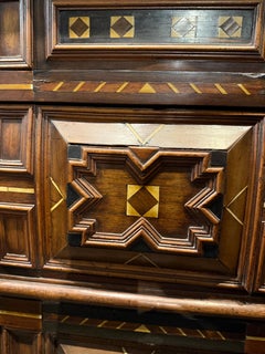 A Charles II Oak and Marquetry Chest of Drawers, 17th Century