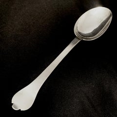 A Charles II Sterling Silver Trefid Spoon by John King London in 1683