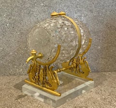 Charles X Gilt Bronze-Mounted Glass Barrel on a Stand, circa 1830