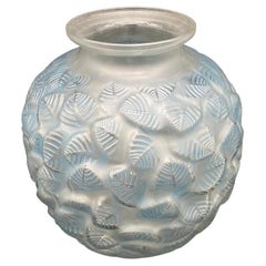 Charmille Art Deco Glass Vase by Rene Lalique