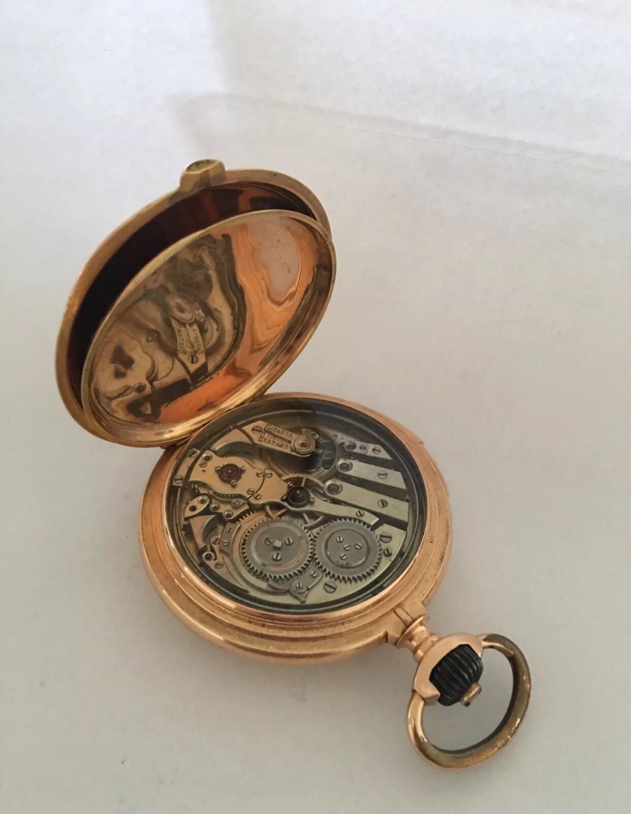 gold repeater pocket watch