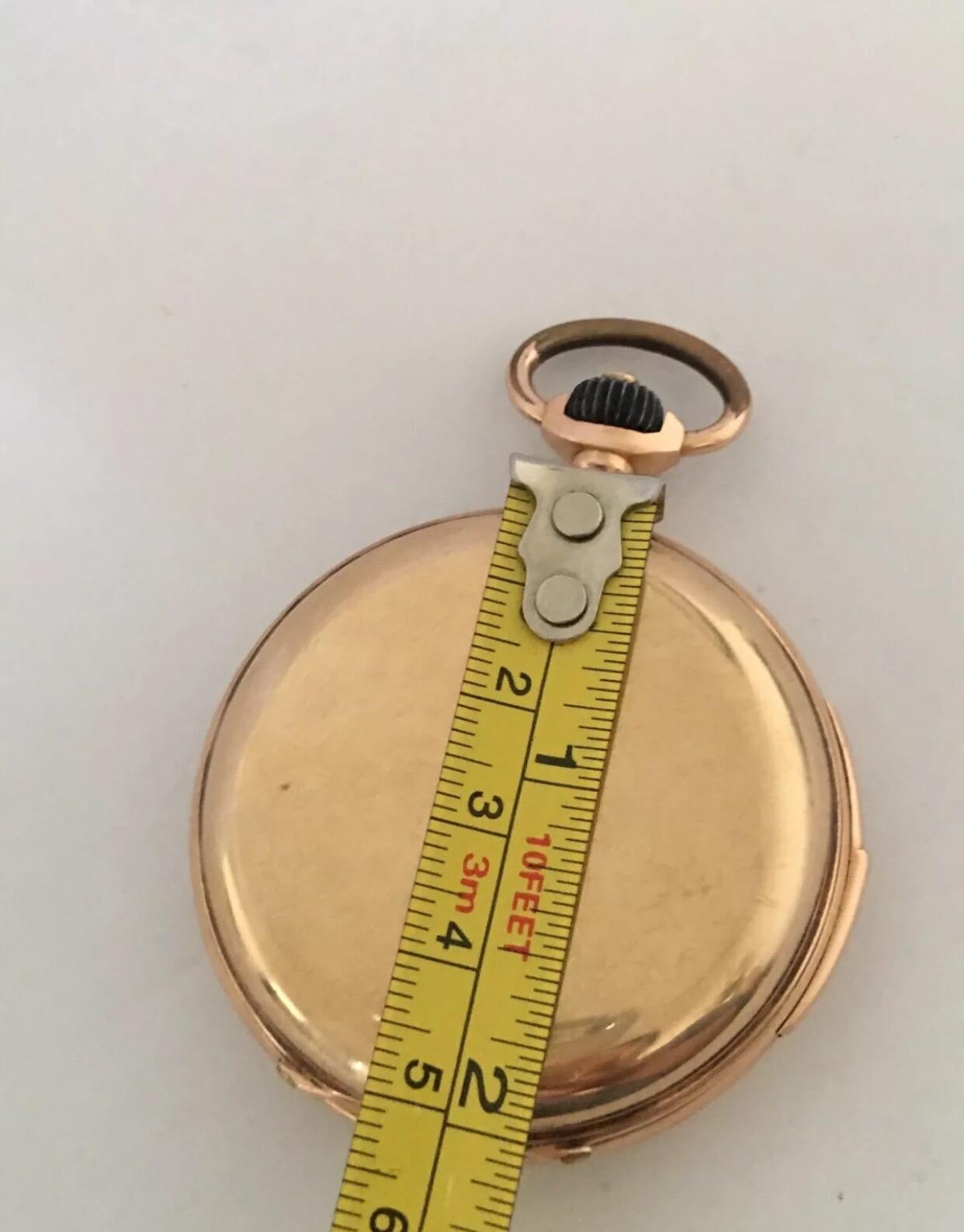 14k Gold Full Hunter LeCoultre & Co. Minute Repeater Antique Pocket Watch For Sale 2