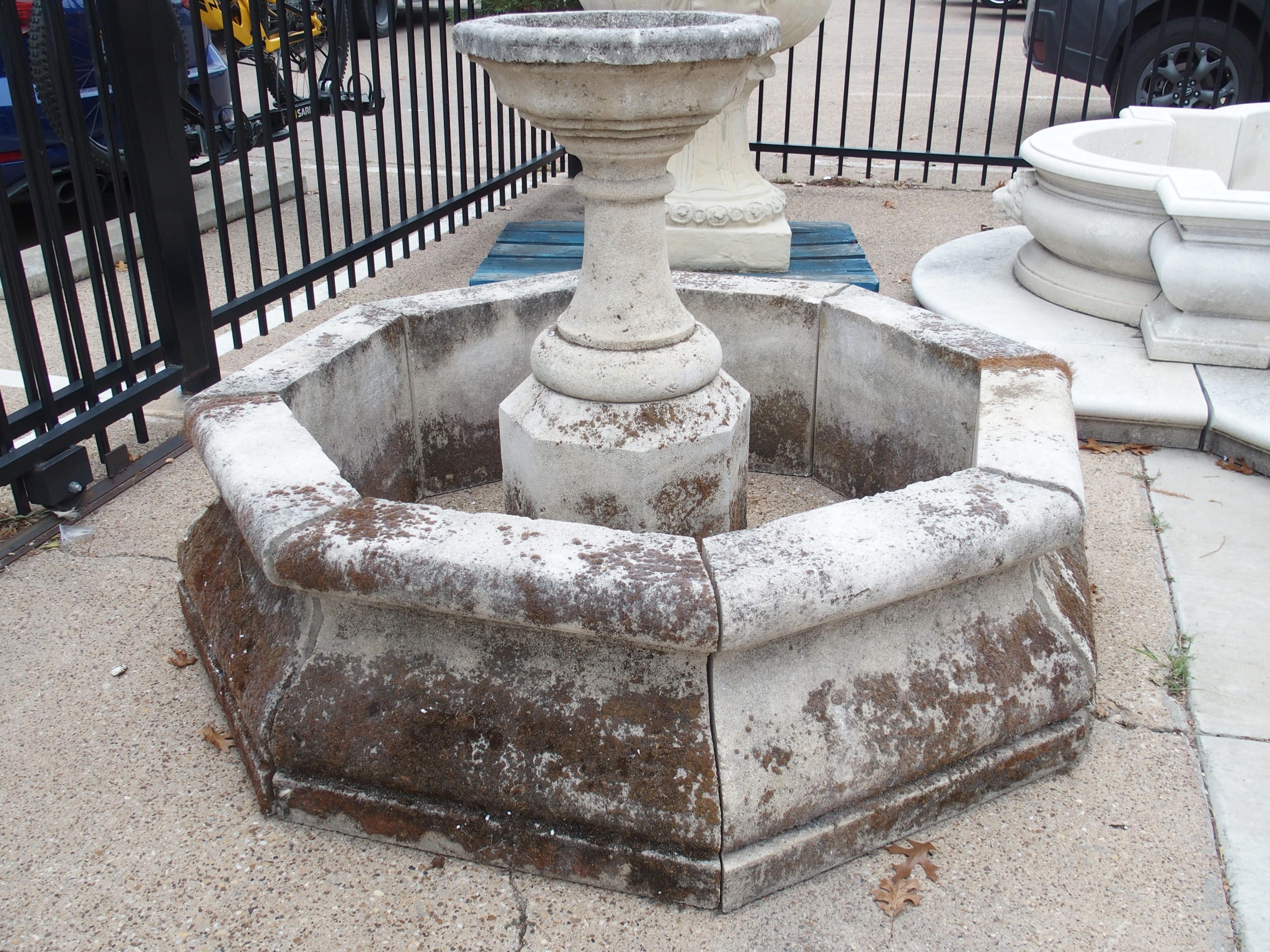 A Charming Carved Limestone Center Fountain from St-Rémy-de-Provence, France 2