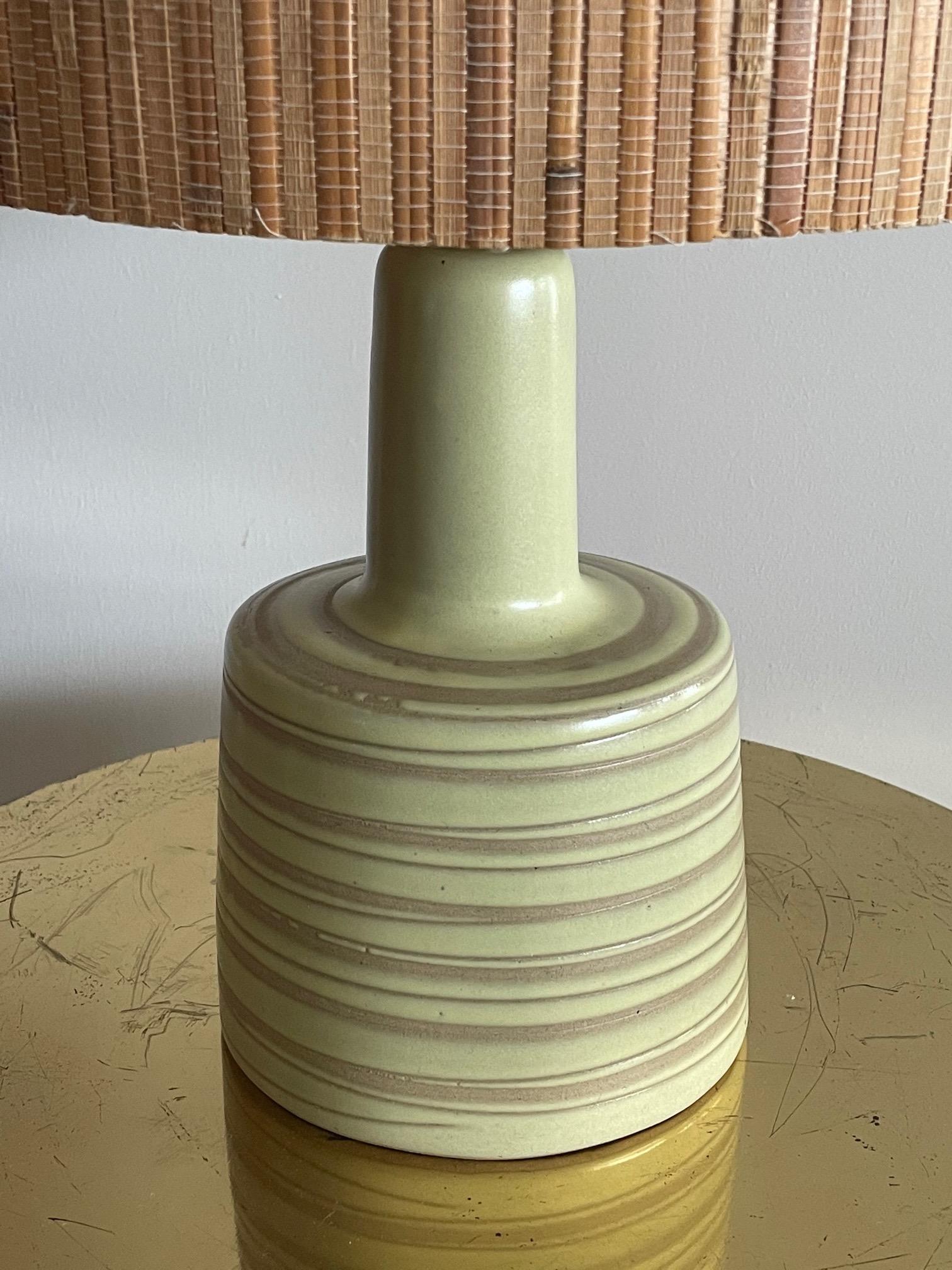 Charming Ceramic Lamp by Martz For Sale 1