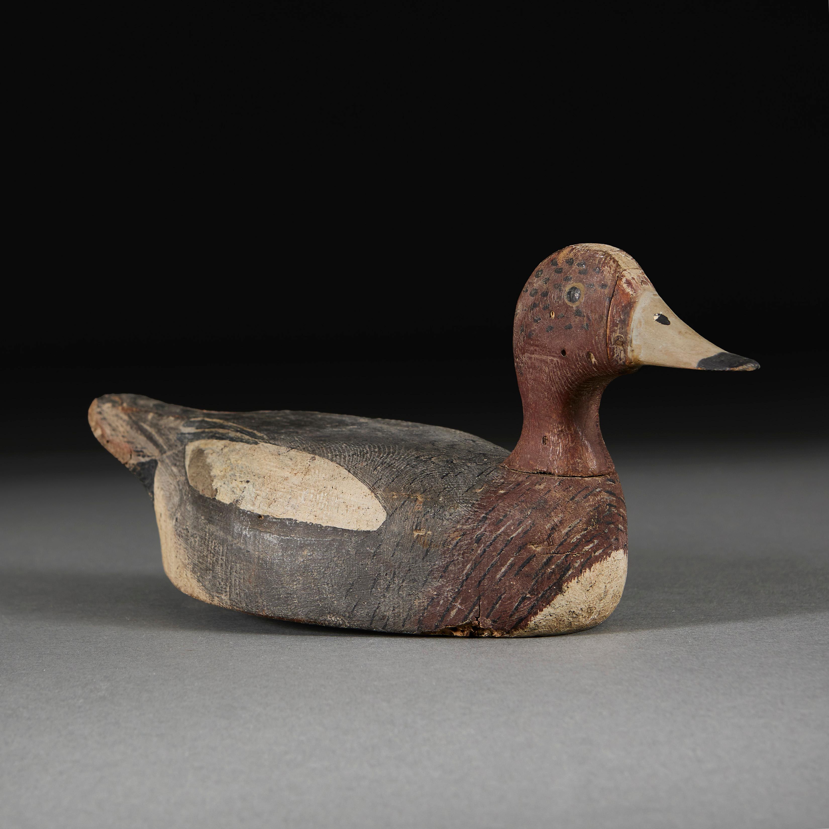 English A Charming Folk Art Decoy Duck For Sale