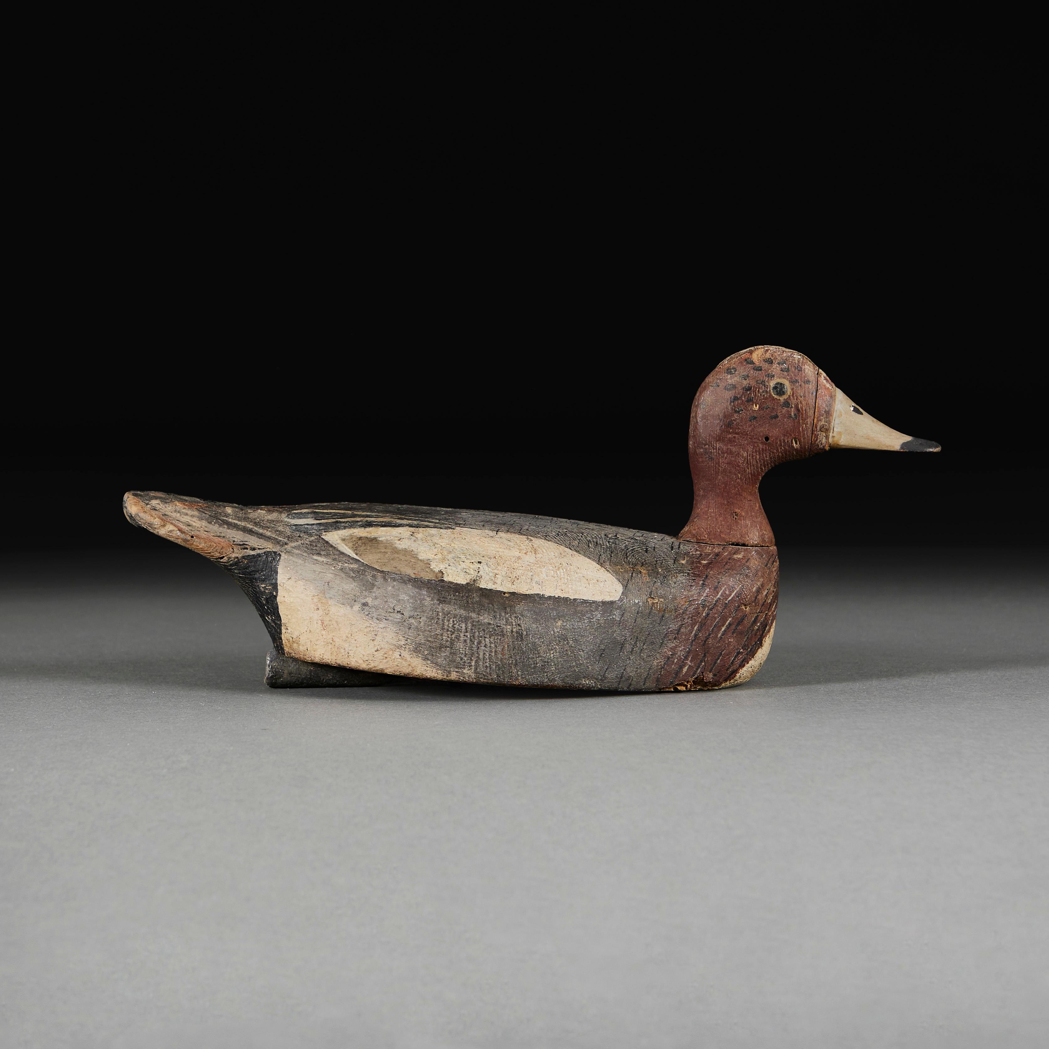 A Charming Folk Art Decoy Duck In Good Condition For Sale In London, GB
