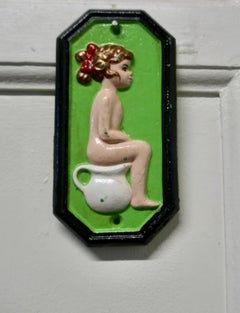 Charming Pair of Male and Female Toilet Signs