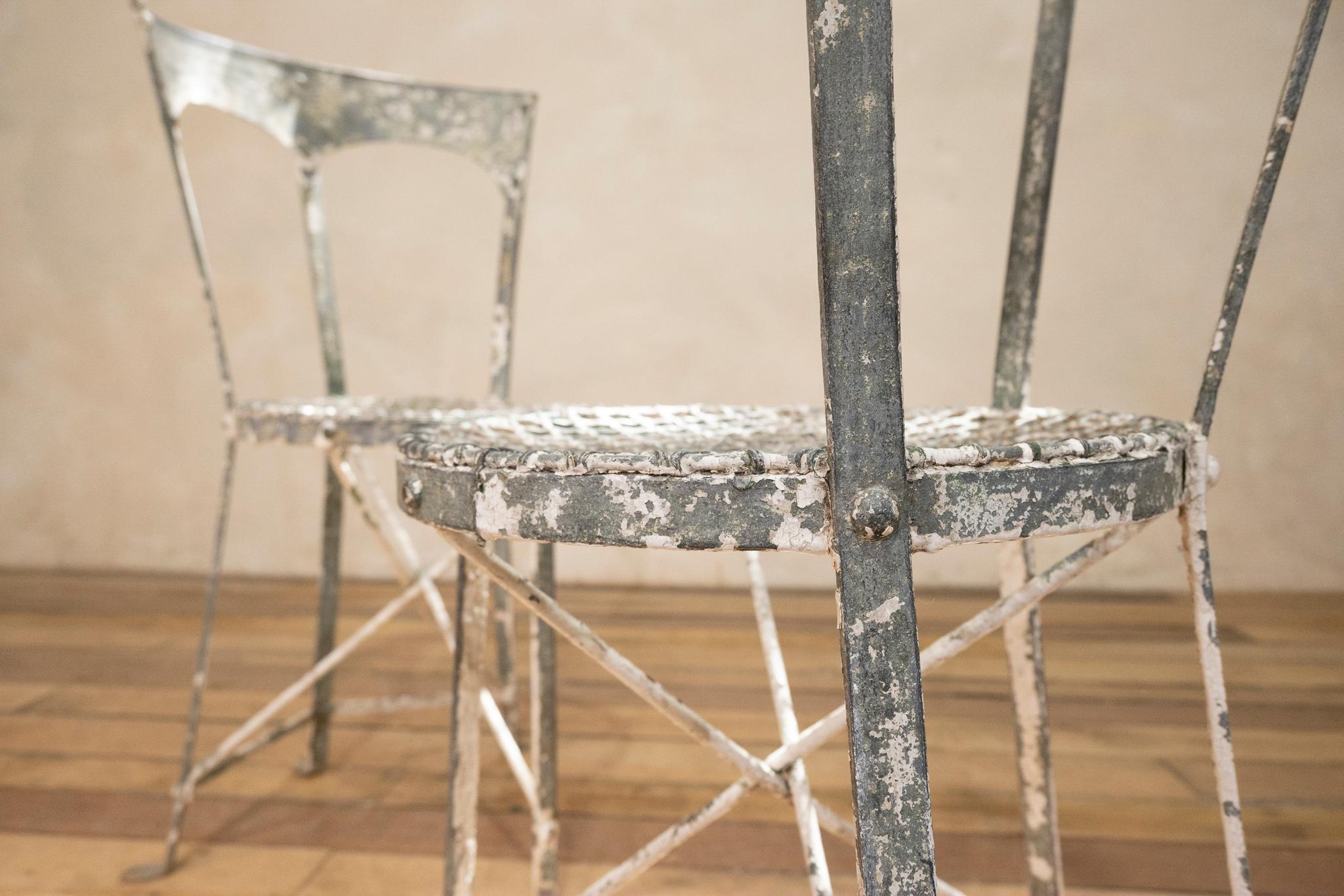 small metal chairs