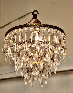 Charming 3-Tier Waterfall Ceiling pendant Chandelier