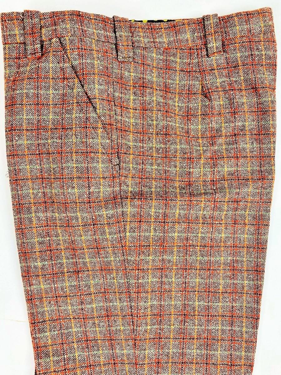 A checked wool tweed trousers - France Circa 1972 For Sale 3