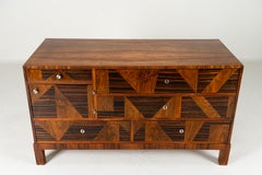 A Chest of Drawers With Triangular Parquetry