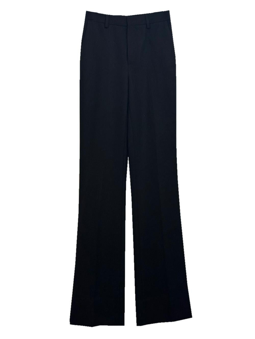 Un pantalón negro chic de Saint Laurent Paris en Bueno estado para la venta en London, GB
