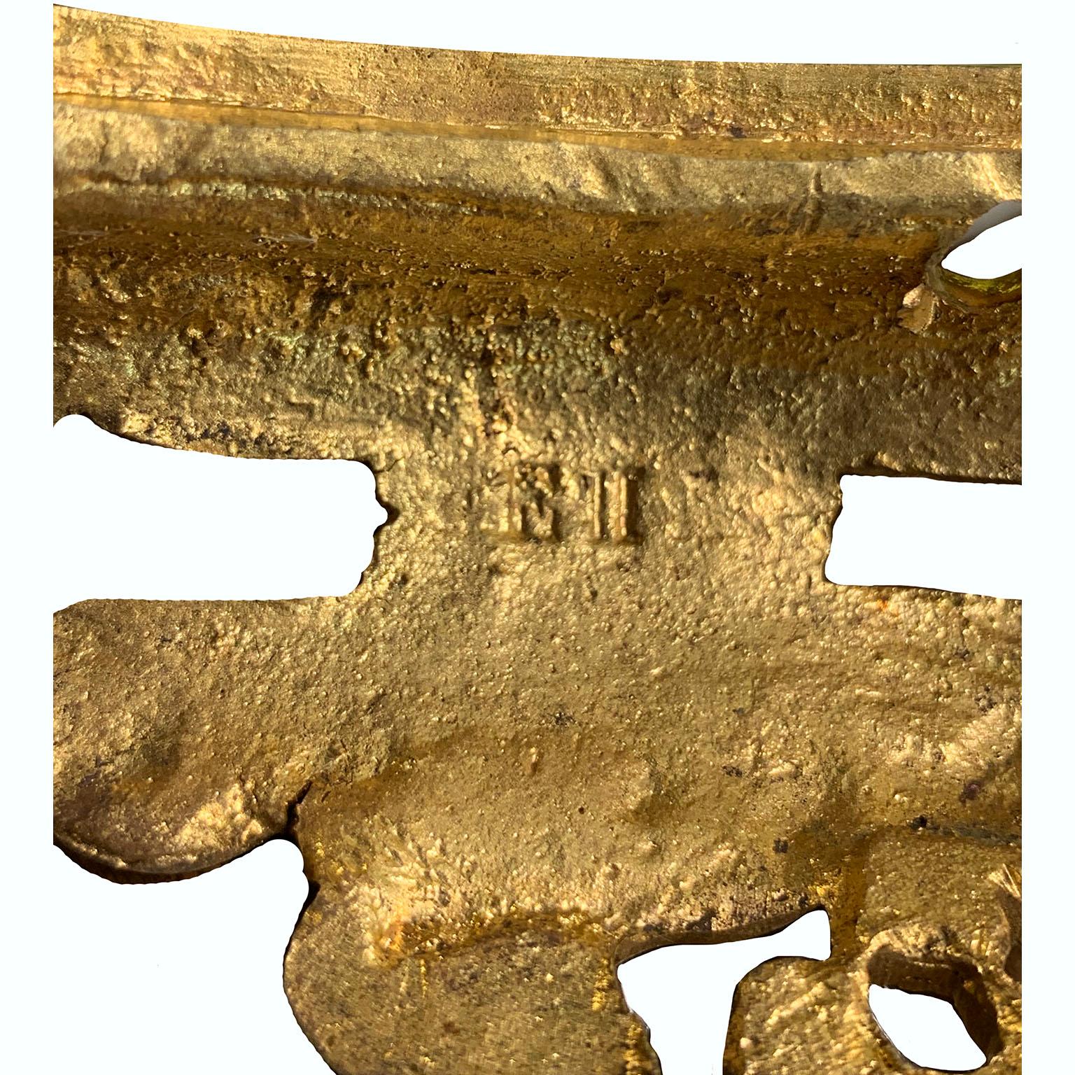 Chinesisches Cloisonné-Jardinière 'Pflanzgefäß' aus vergoldeter Bronze, 19.-20. Jahrhundert im Angebot 6