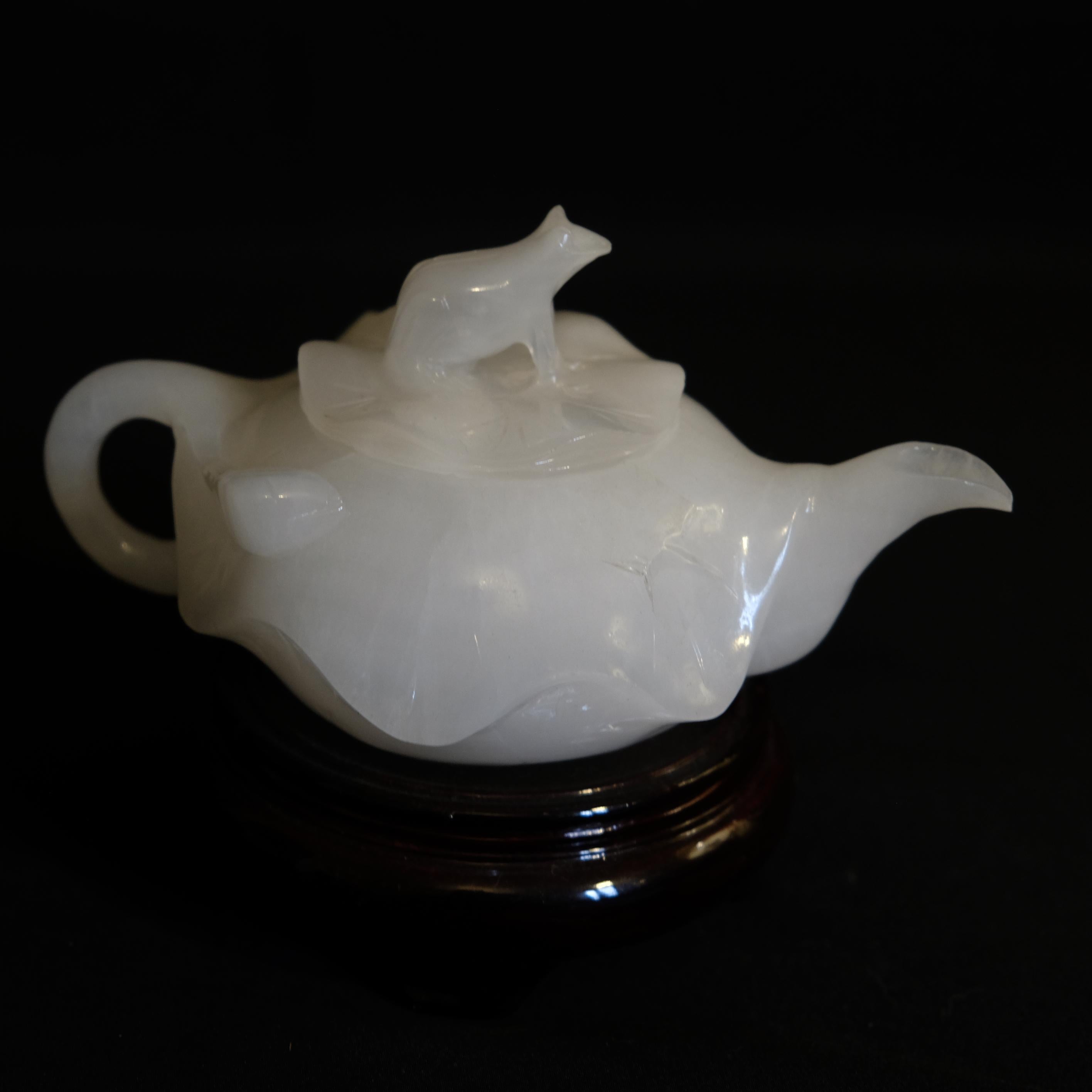 chinese jade teapot