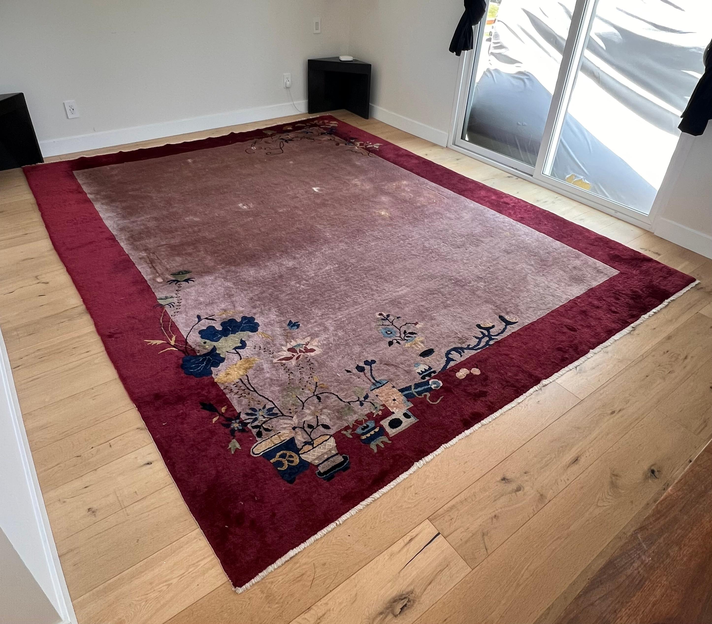 Alfombra china Art Decó, principios del siglo XX en venta 4