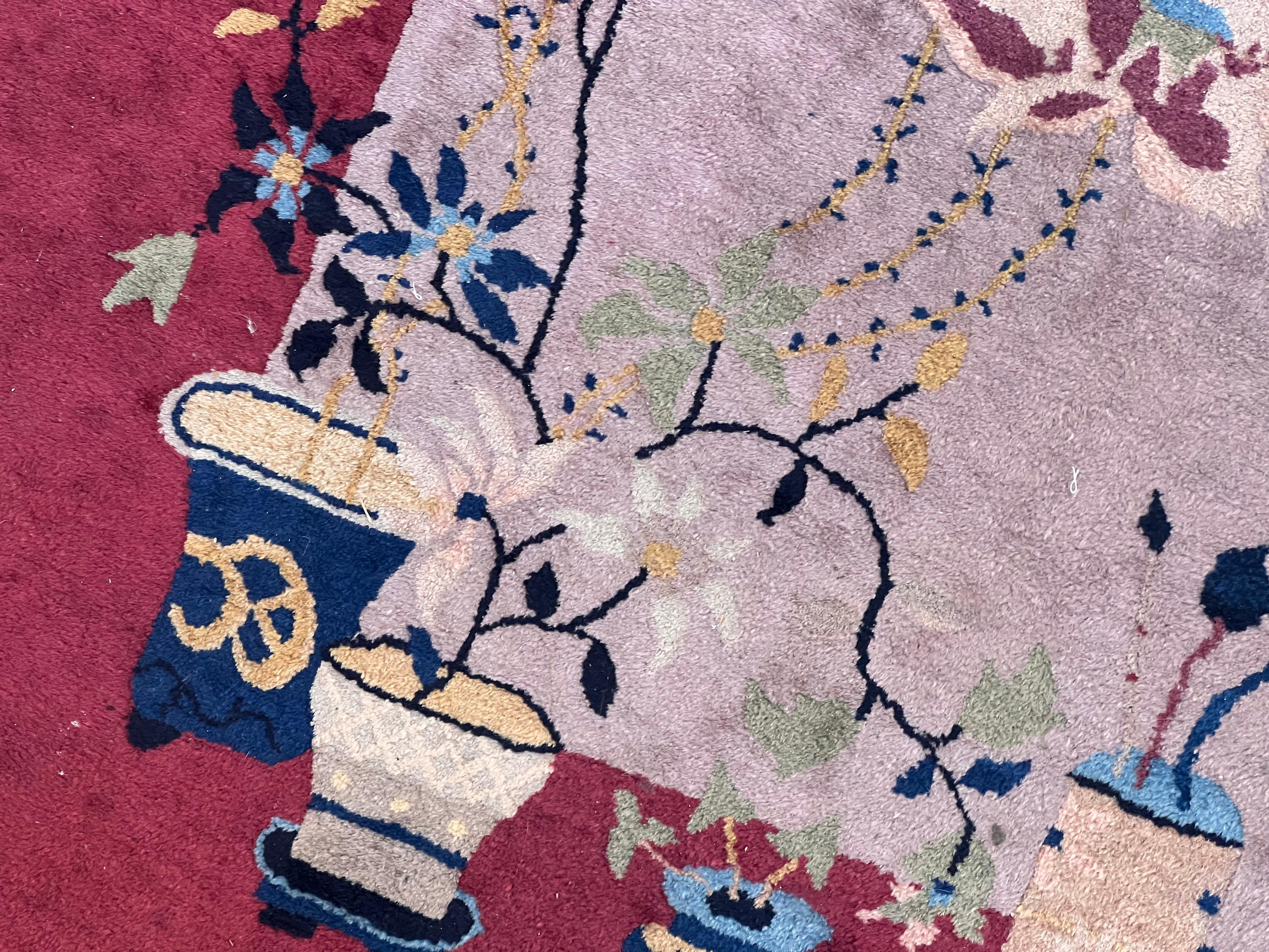 Alfombra china Art Decó, principios del siglo XX en venta 1
