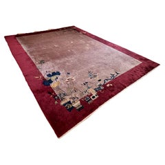 Alfombra china Art Decó, principios del siglo XX