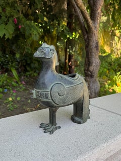 A Chinese Bird Shaped Figural Censor / Vessel, 20th Century
