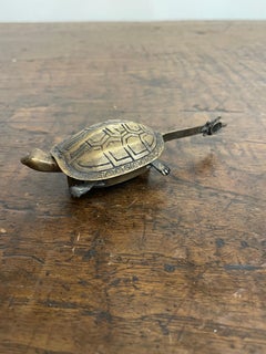 A Chinese Brass Lock in the Form of a Turtle, Early 20th Century