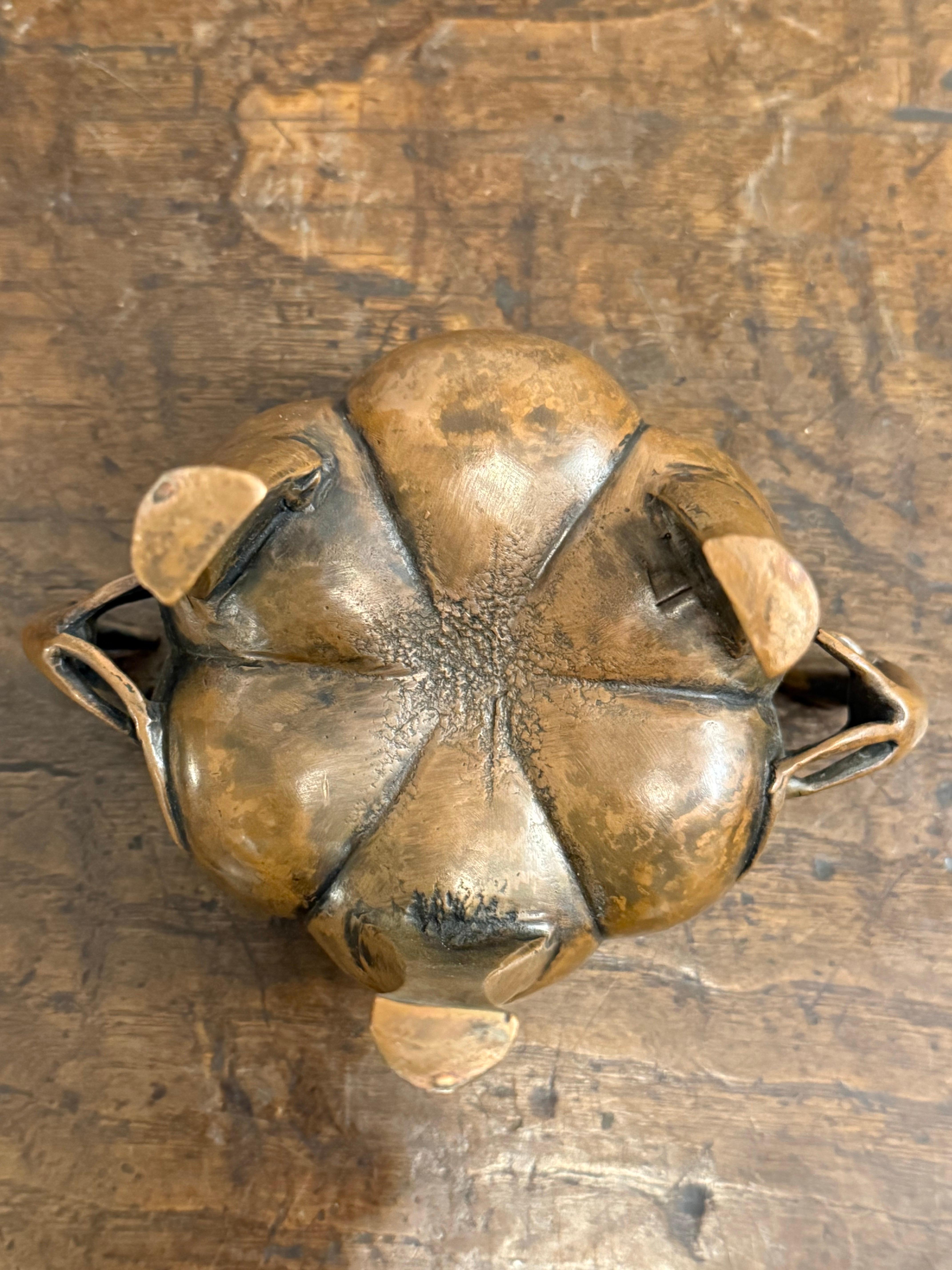 Censer cinese con coperchio in bronzo, XIX secolo in vendita 4