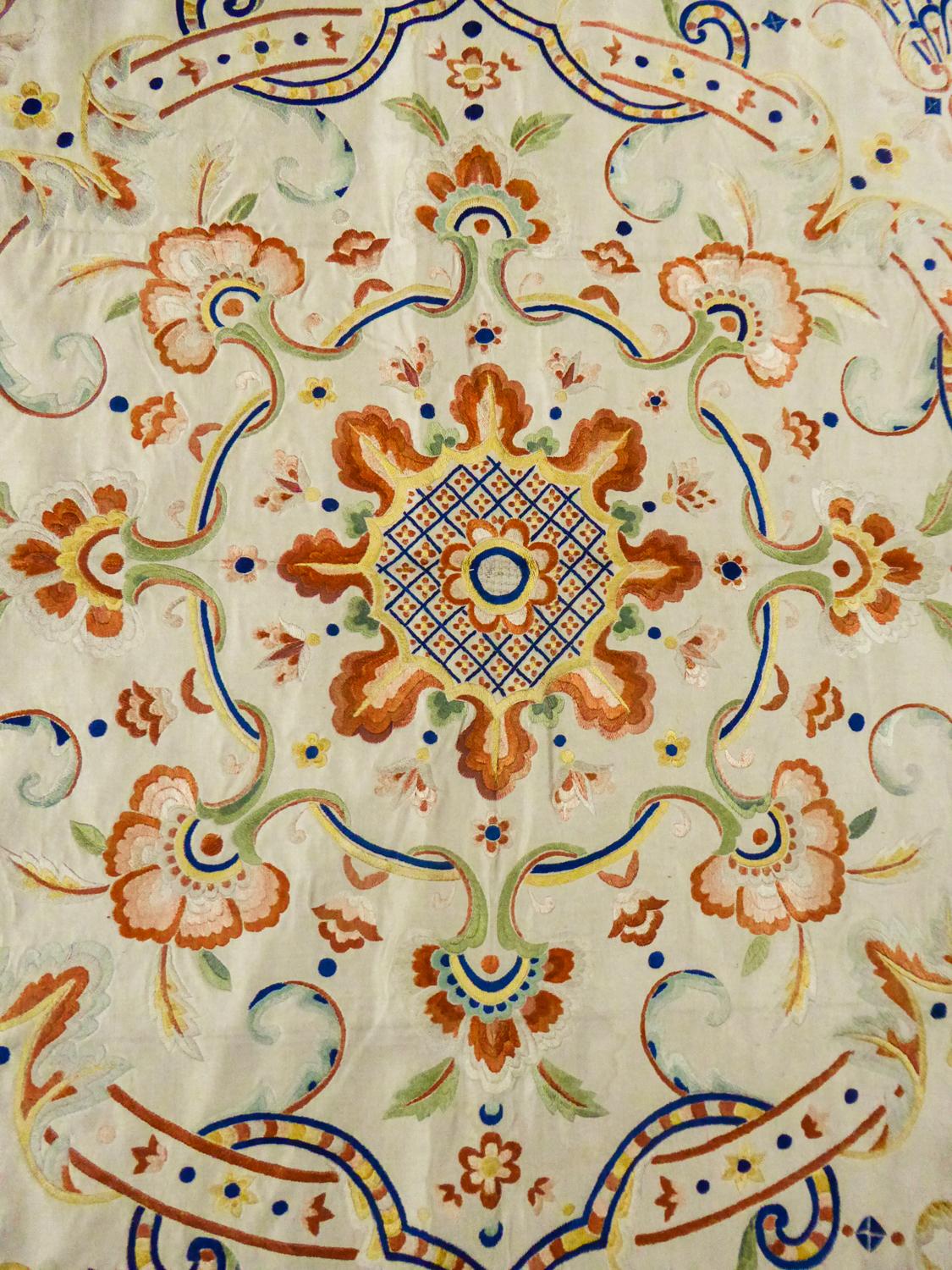 china satin patchwork quilt