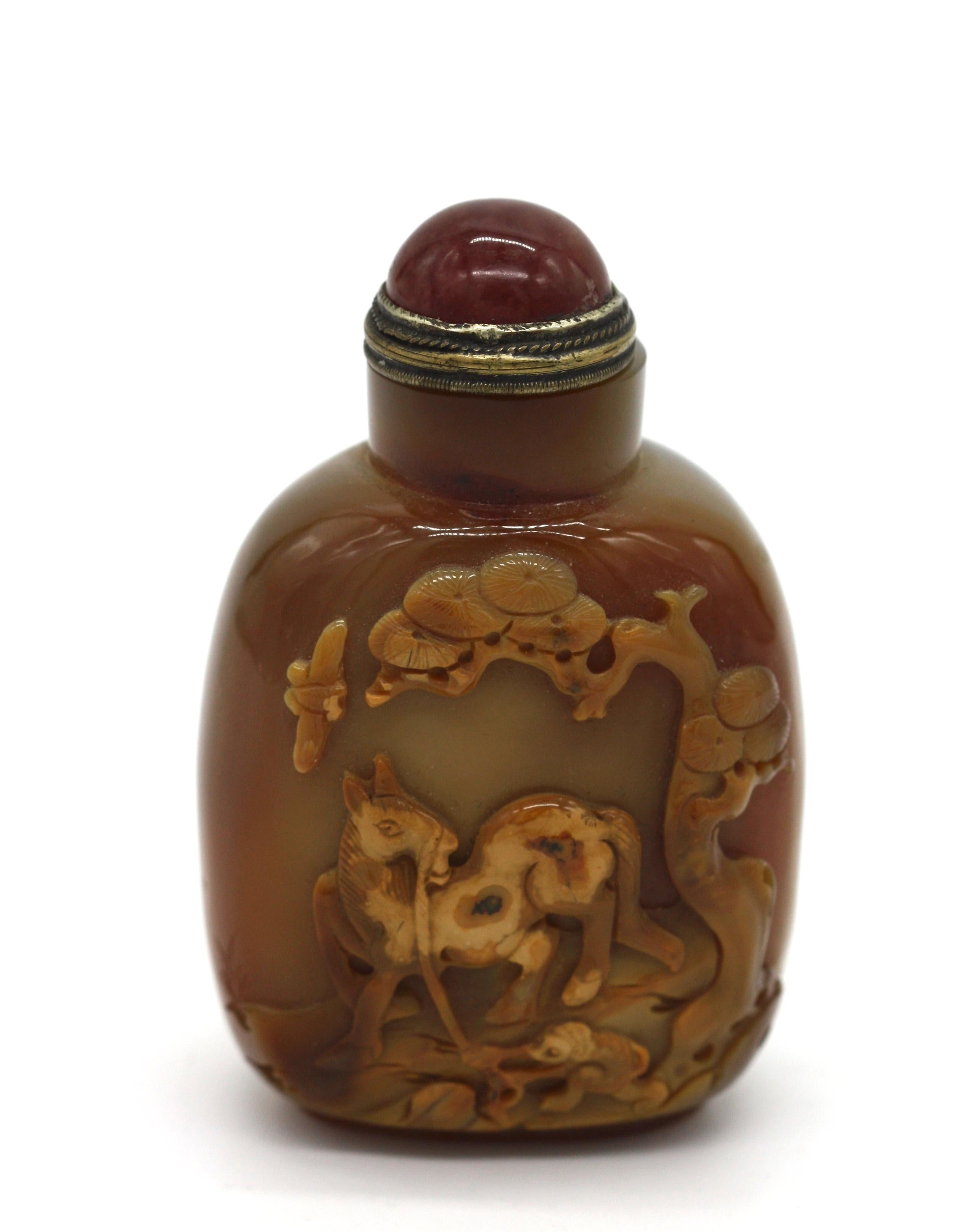 Chinese Carved Agate 