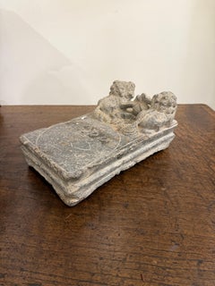 A Chinese Carved Inkstone, 18th Century