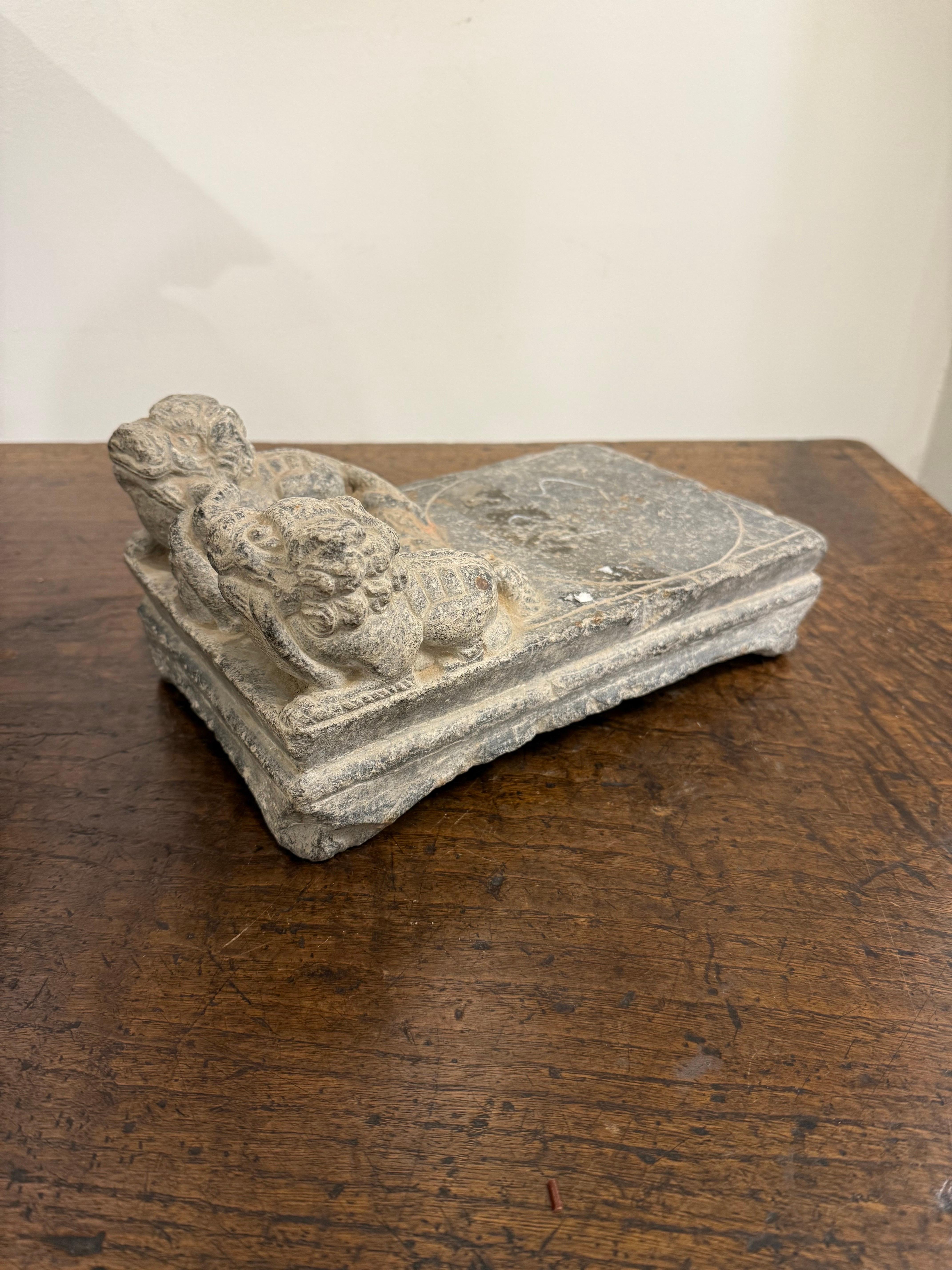 Encre sculptée chinoise, 18e siècle Bon état - En vente à ARMADALE, VIC