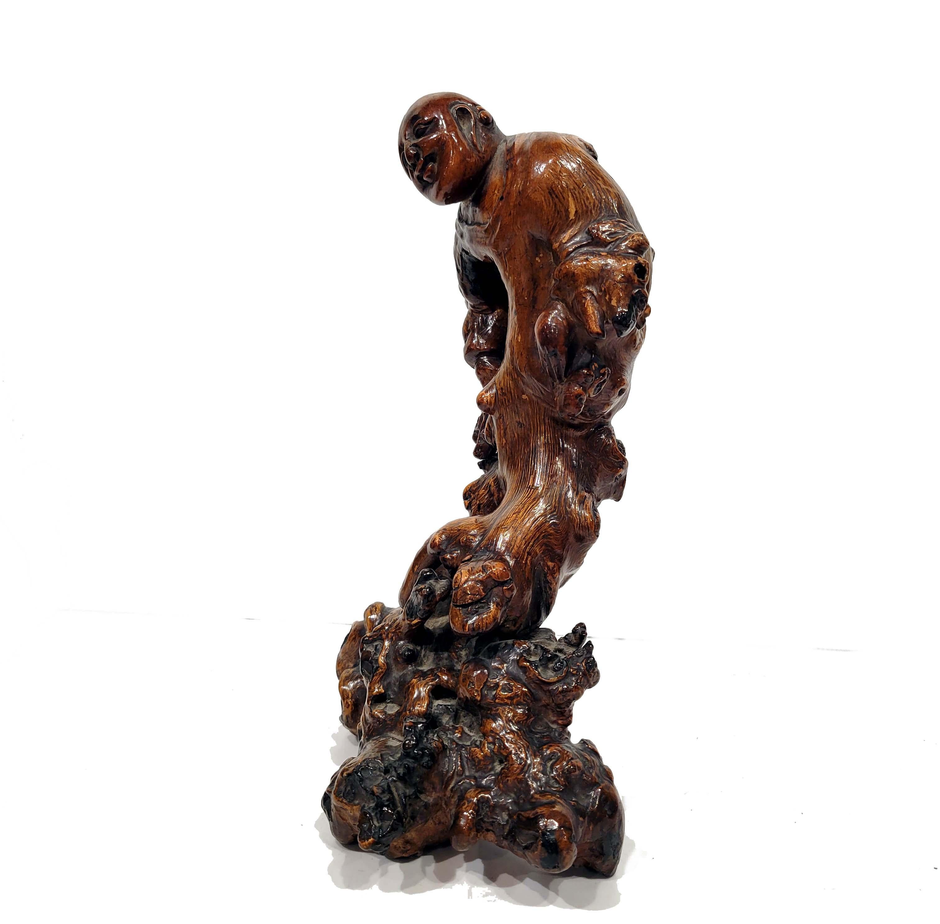 chinese root carving