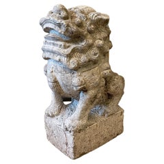 Chinese Carved Stone Foo Dog