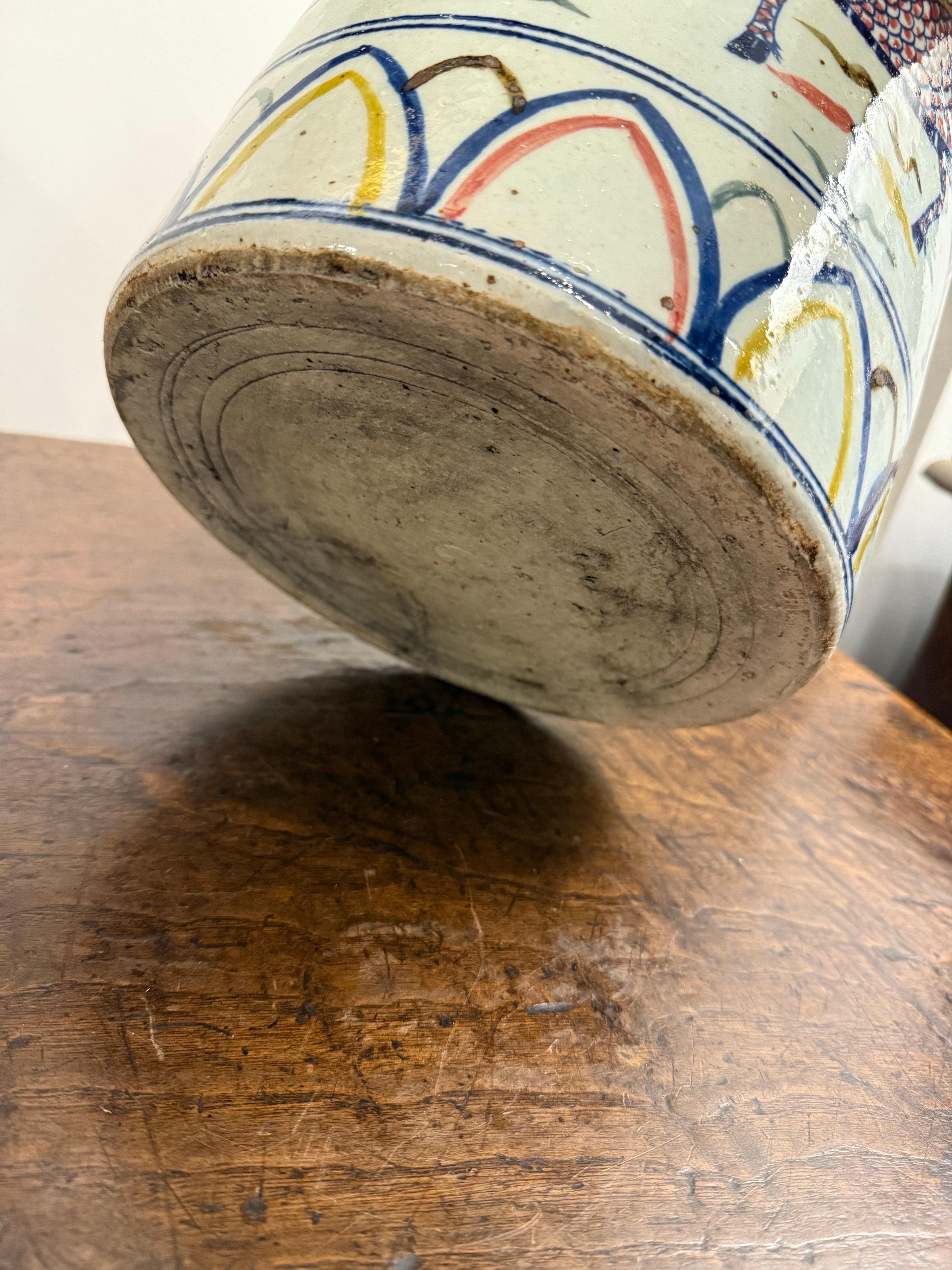 Jardinière Wucai en céramique chinoise, 19e siècle en vente 3