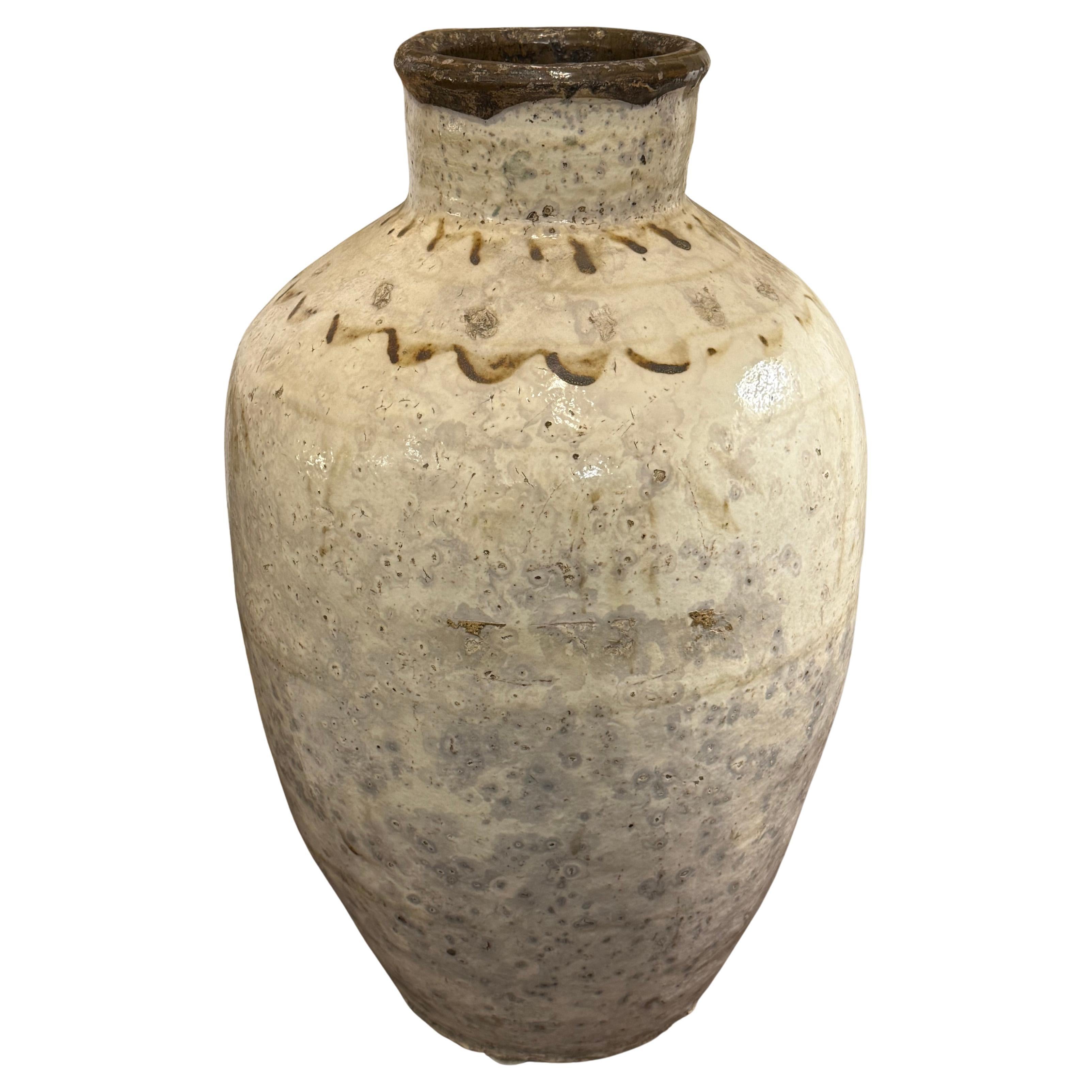 Vaso cinese in pietra di Cizhou, dinastia Ming, XVII secolo