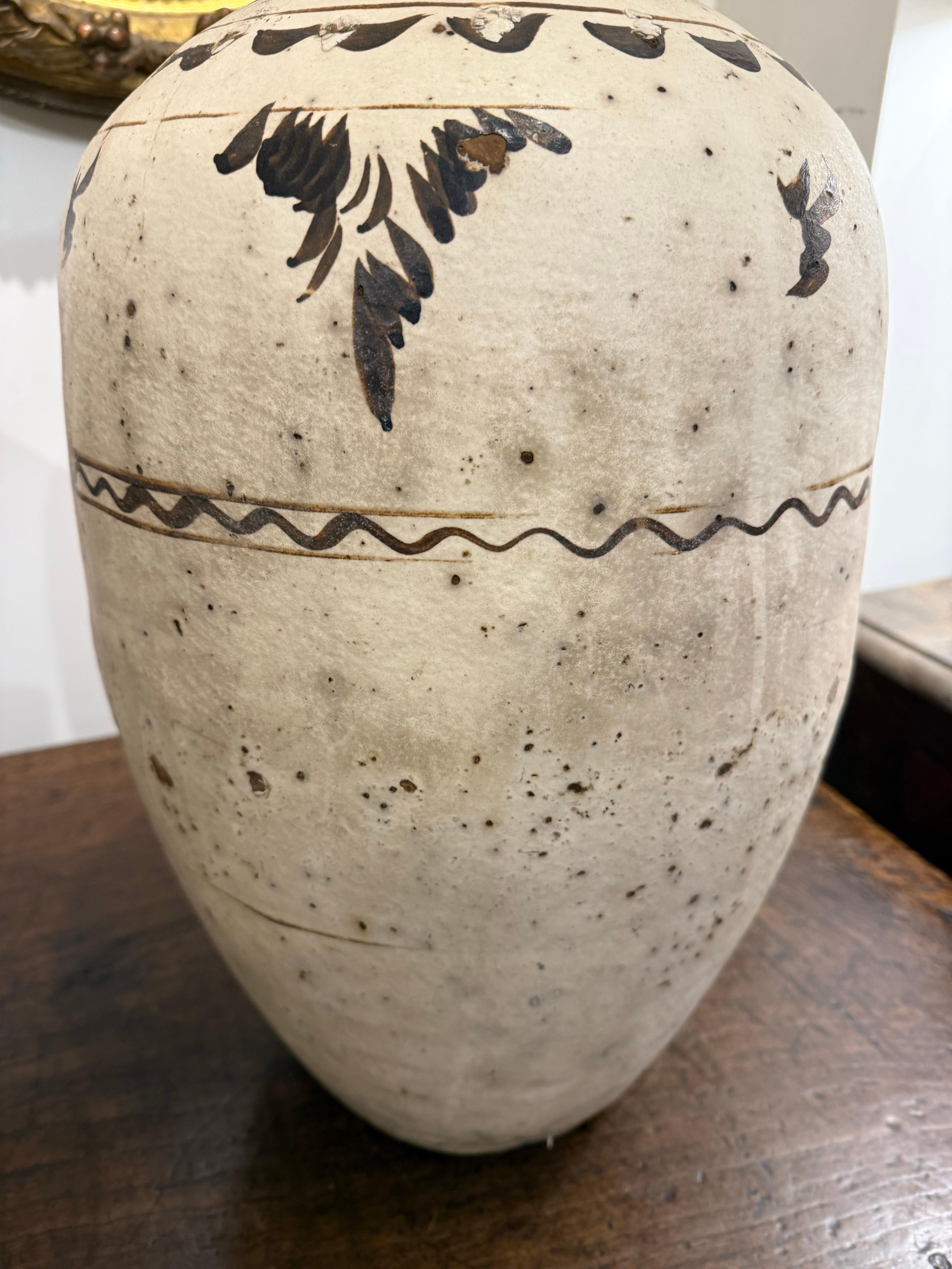 Vaso cinese in pietra di Cizhou, dinastia Ming, XVII secolo in vendita 4