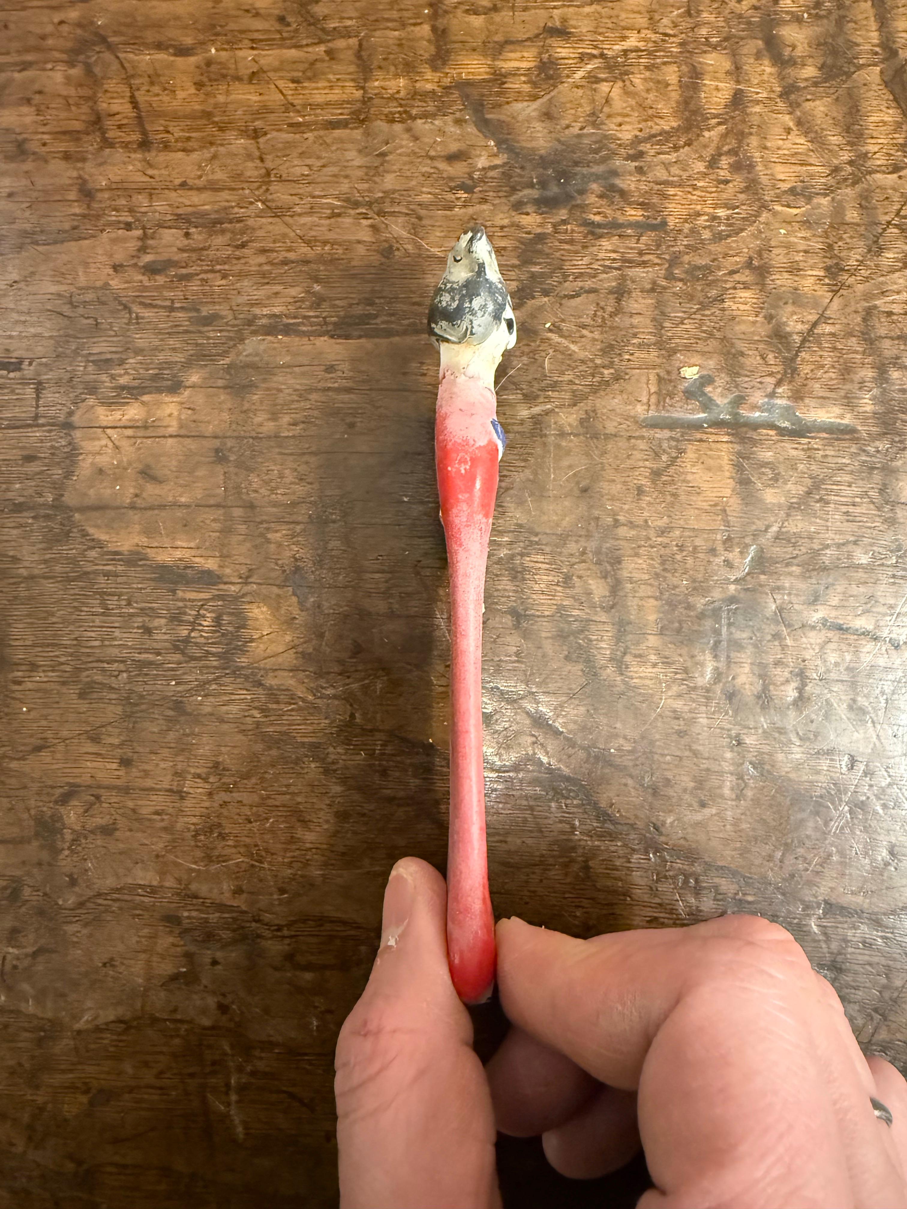 Qing Servante de tombeau chinoise en verre coloré (Liuli), 19e siècle en vente