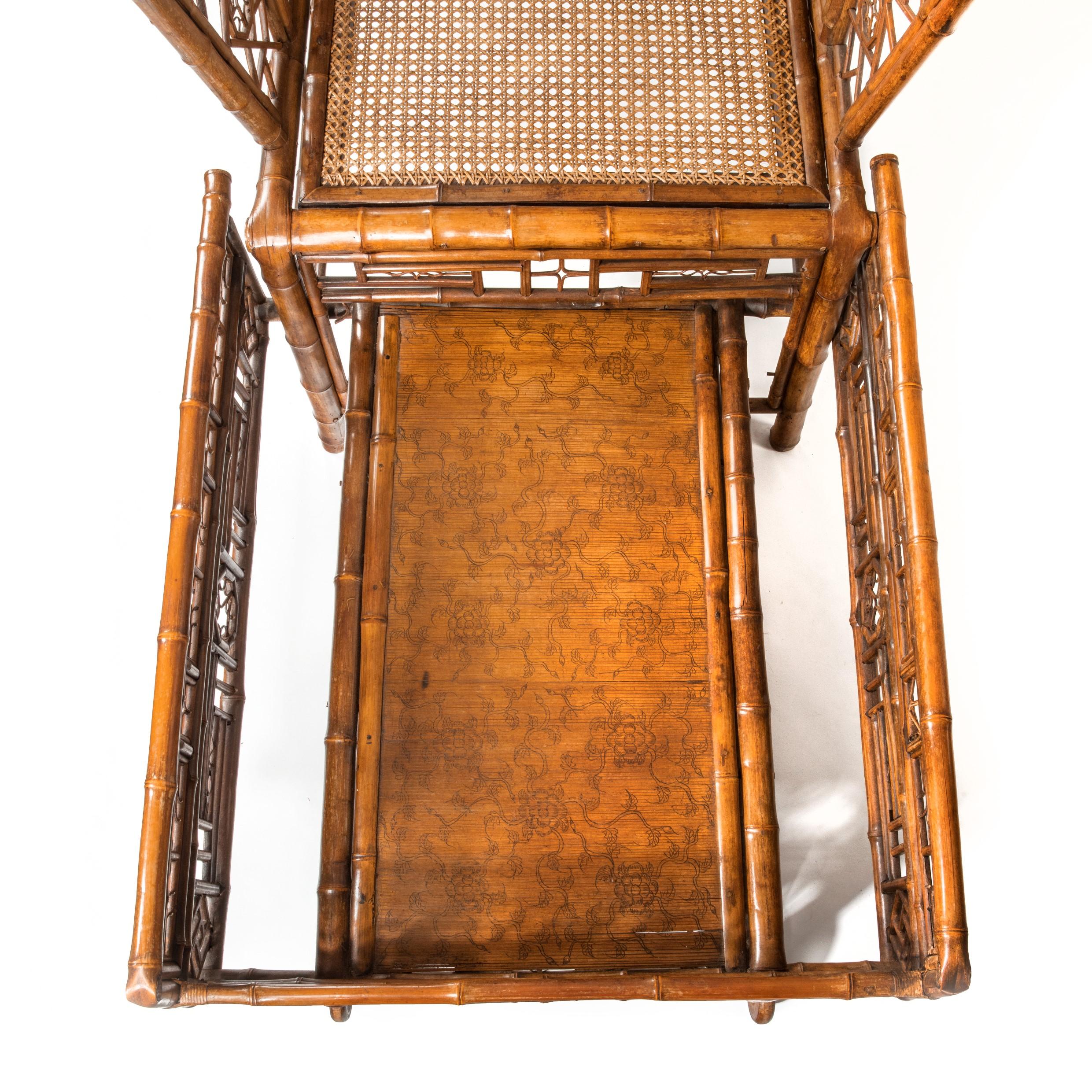 Cama de Día Ajustable de Bambú 