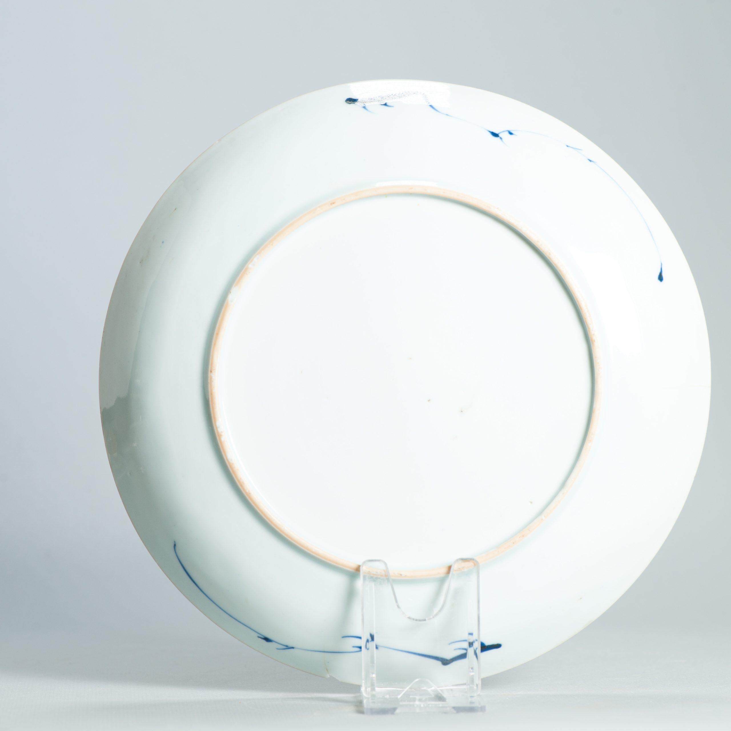 Chinesisches Export-Porzellan, blau-weißes Geschirr MADAME DE POMPADOUR, Qianlong-Zeit im Angebot 8