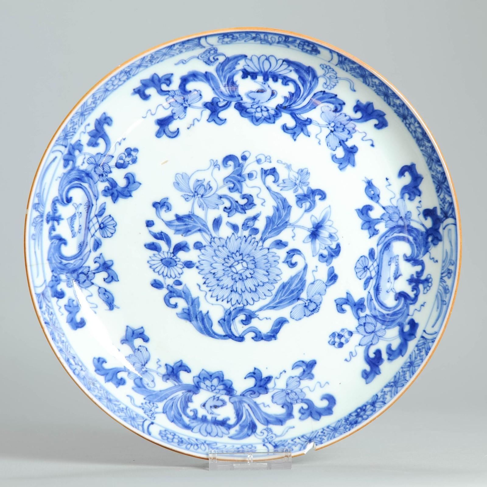 Chinesisches Export-Porzellan, blau-weißes Geschirr MADAME DE POMPADOUR, Qianlong-Zeit im Angebot 9
