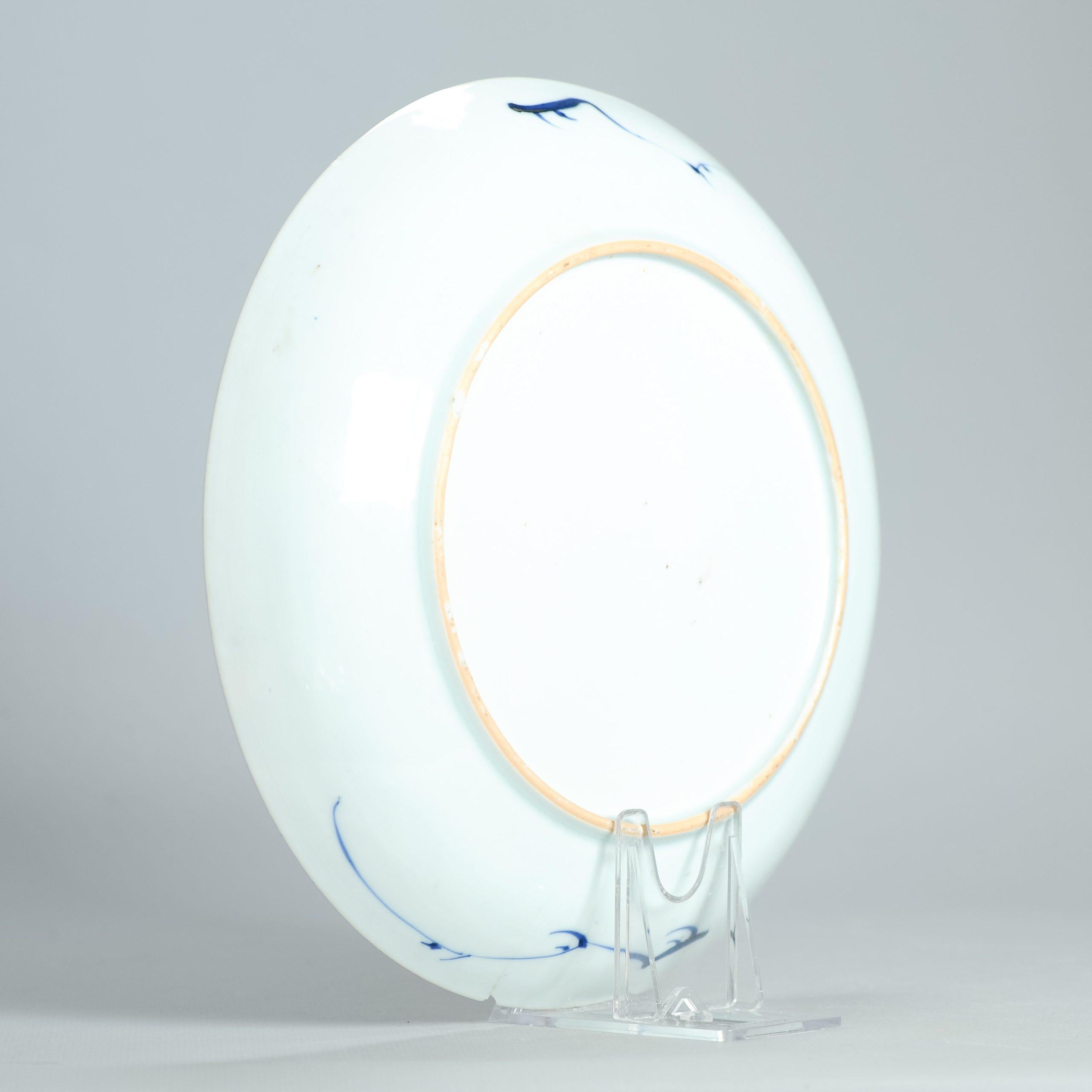 Chinesisches Export-Porzellan, blau-weißes Geschirr MADAME DE POMPADOUR, Qianlong-Zeit im Angebot 3