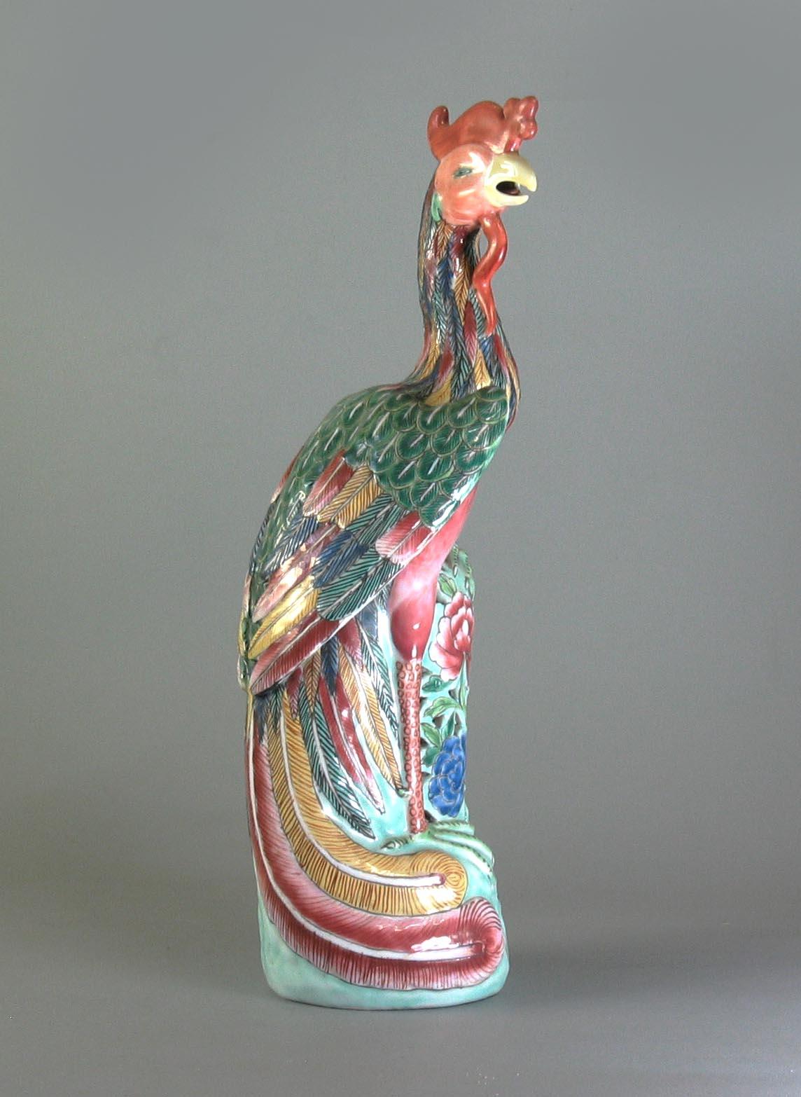 Chinese Export Chinese Famille Rose Phoenix, Early 20th Century