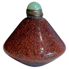 Vintage A Chinese Glass Snuff Bottle, 20th Century