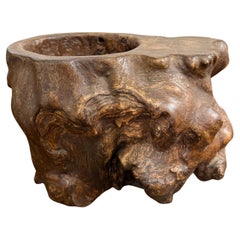 A Chinese Gnarled Root Brush Pot, 19th Century