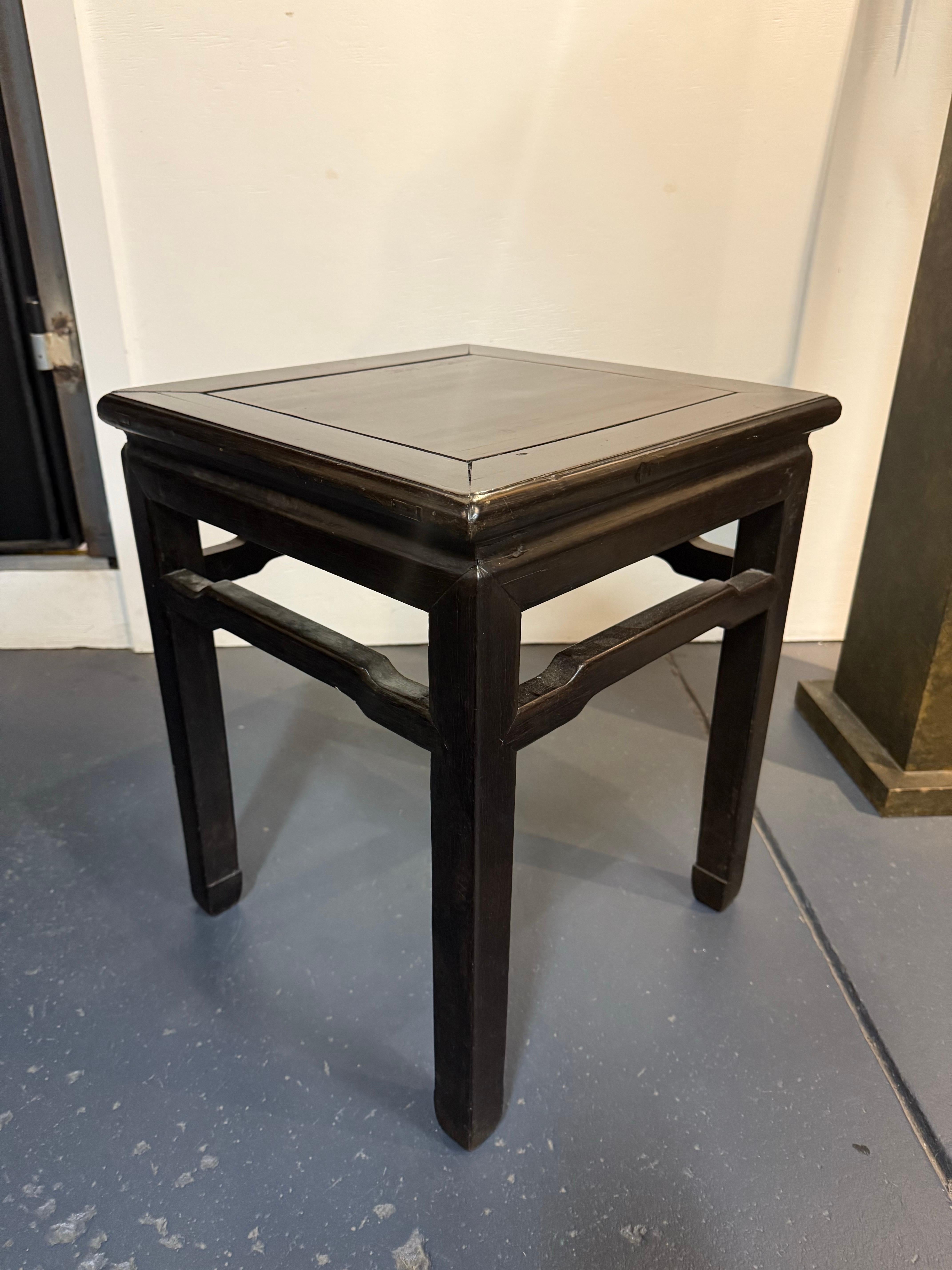 A Chinese Hongmu Stool, Early 20th Century For Sale 8