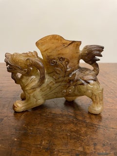 A Chinese Jade Carving of Piqiu, Late 19th Century