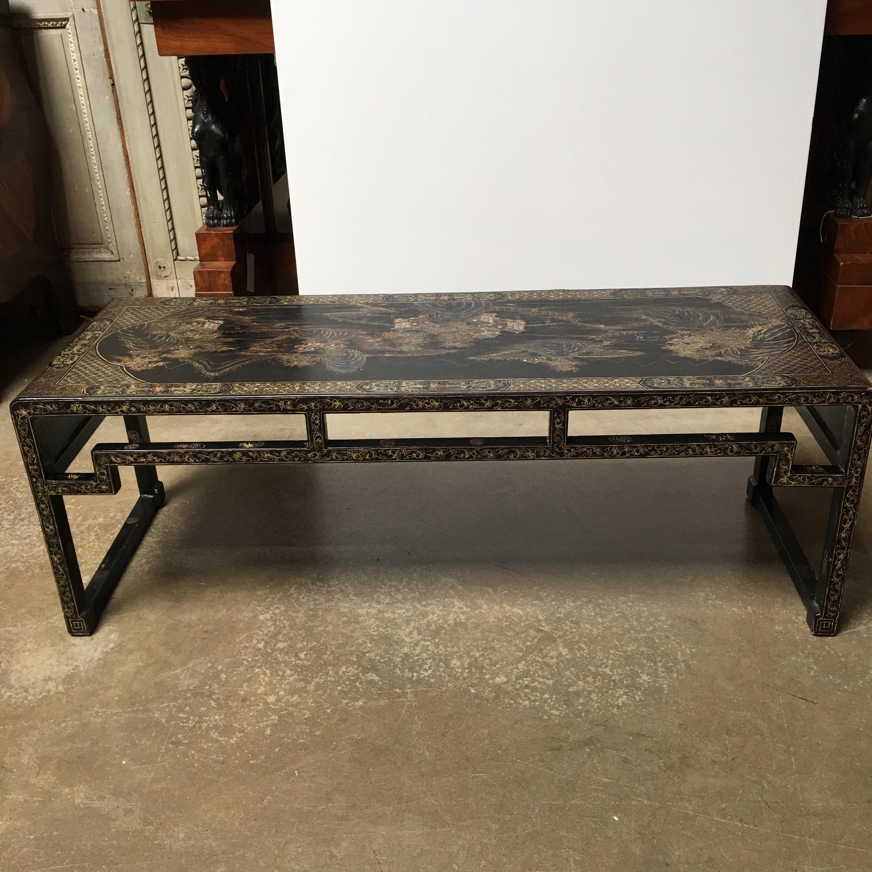 Chinese Lacquered Low Table 2