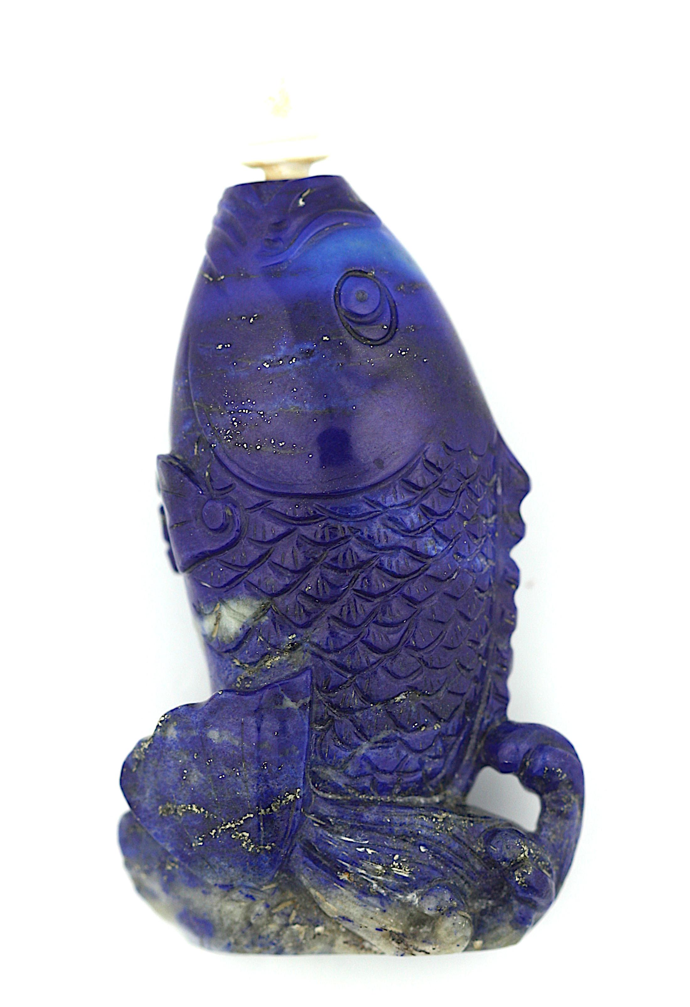 Chinese Lapis Lazuli Snuff Bottle For Sale 1