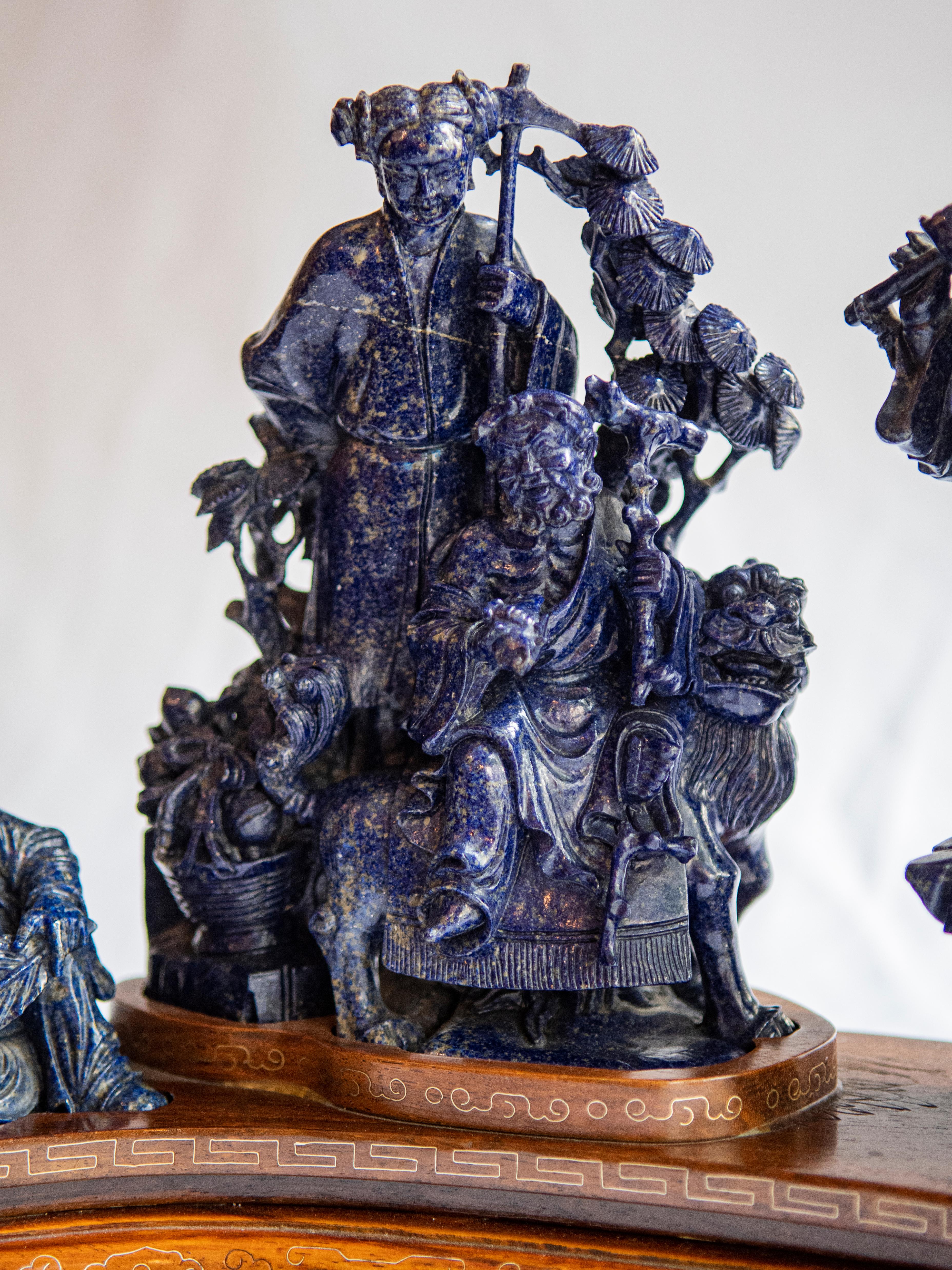 Chinese Lapislazuli Carving of 