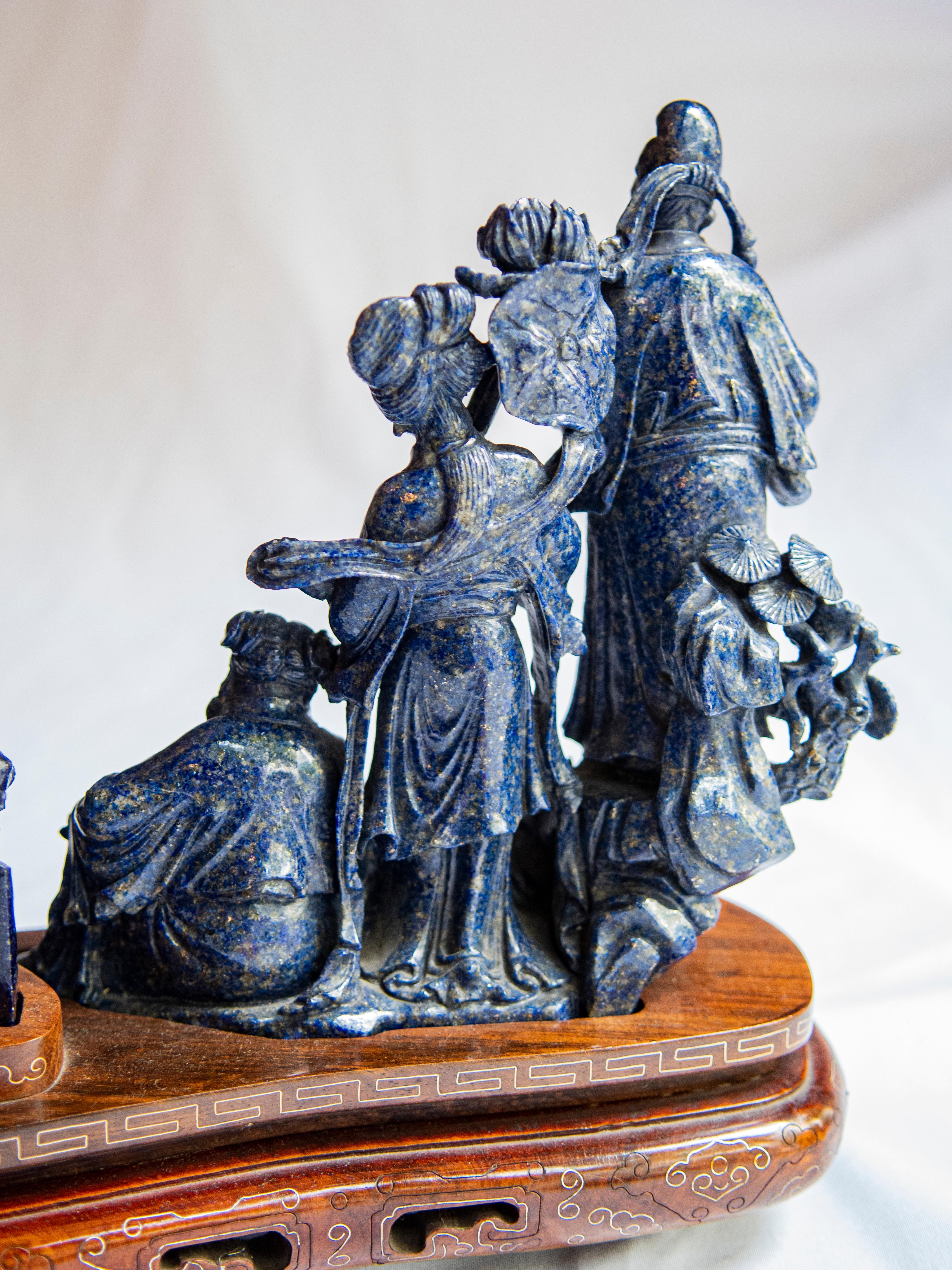 Chinese Lapislazuli Carving of 