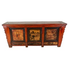 A Chinese Painted Sideboard